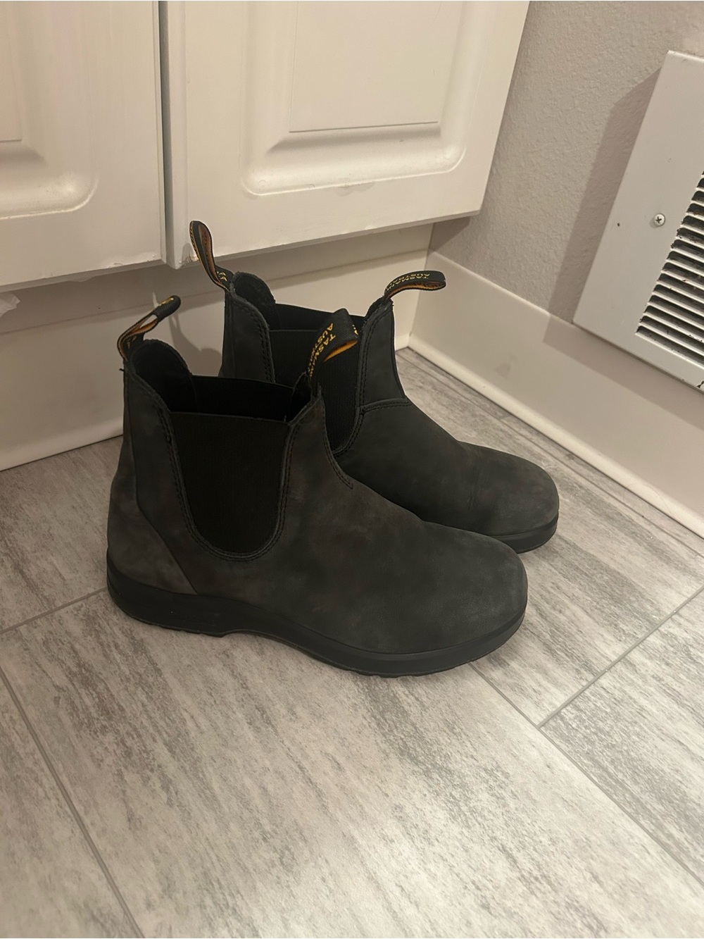 Blundstone Women's Chelsea Ankle Boots - Dark Gray/Black